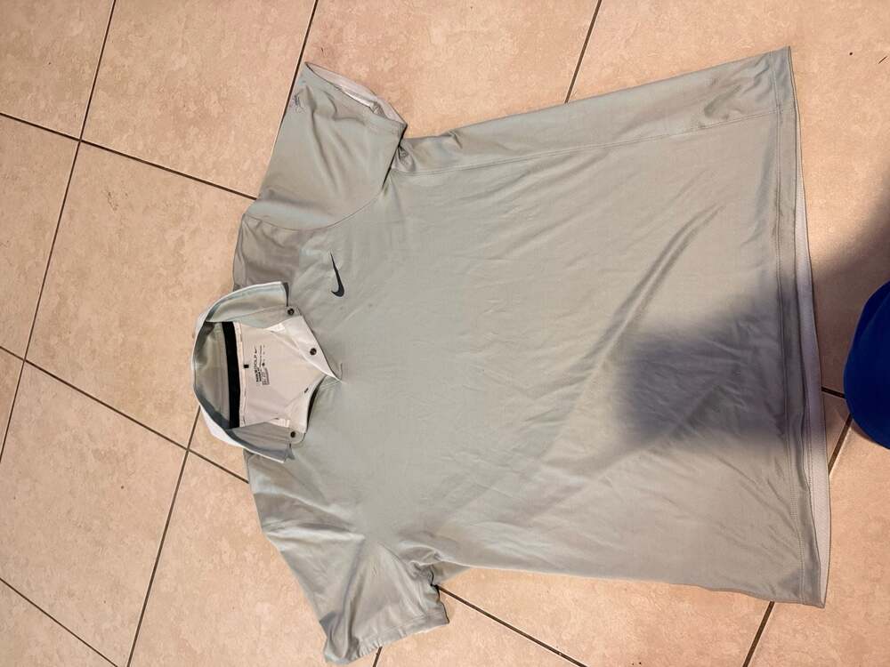 Nike Golf Modern Fit Dri-Fit Snap Button Polo Shirt Size XL